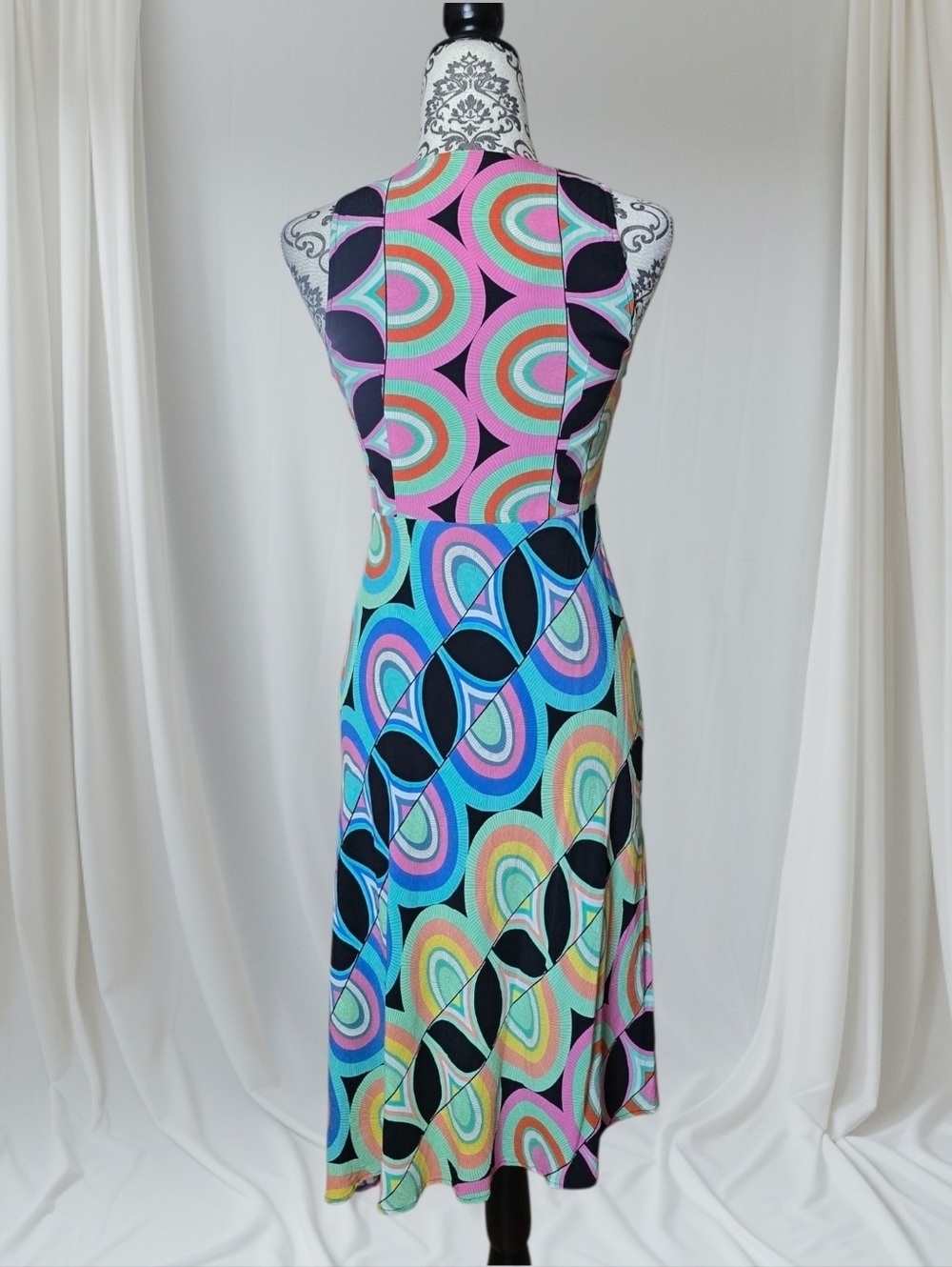 By Anthropologie Kenzie Asymmetrical Dress Size 6 - Picture 3 of 16